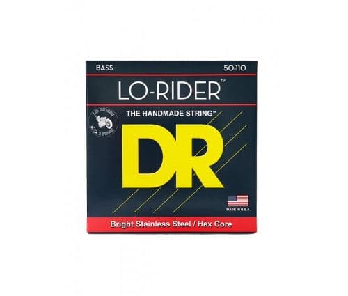 Dr EH-50 Lo-Rider Stainless Steel, jeu guitare basse, Heavy 50-110