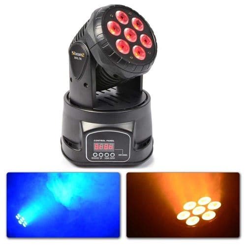 BEAMZ MHL74 Lyre Wash 7x LED RGBW