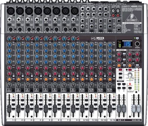 Behringer X2222 USB Analogiques sorties num