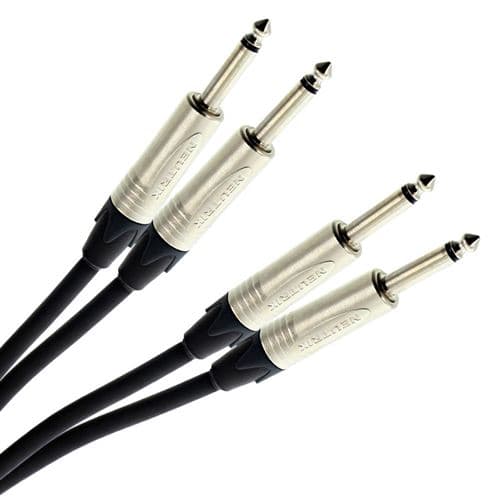 Plugger Câble Bretelle Jack Mâle Mono Jack Mâle Mono 3m Elite Câble