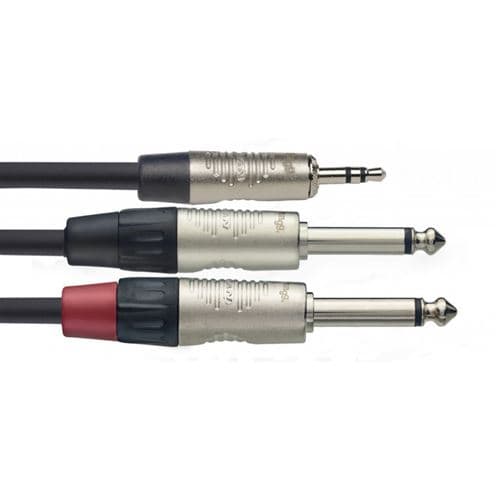 Stagg NYC3/MPS2PR Câble Y série