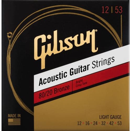 Gibson Accessories SAG-BRW12 80/20 Bronze Light 12-53