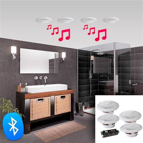 E-Audio Haut-parleurs 160W avec Bluetooth B403BL