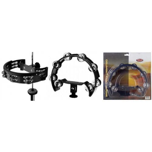 Stagg Tambourin demi-lune en plastique pour charley TAB-DBK