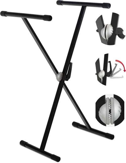 Classic Cantabile Cantabile X-prépara Support clavier avec verrouillage rapide