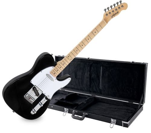 Shaman Element Series TCX-100B Guitare électrique noir Set incluant l'étui