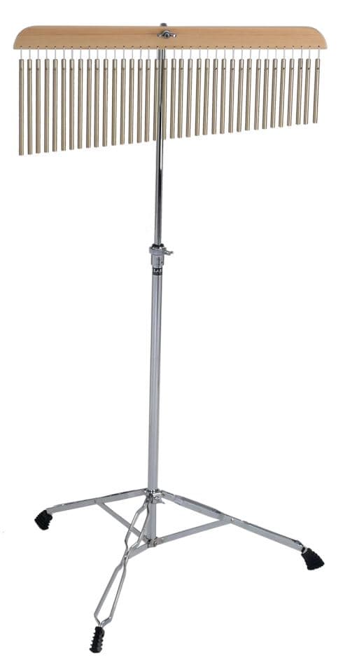 XDrum Chimes Carillon sur support en bois naturel et trépied chromé renforcé