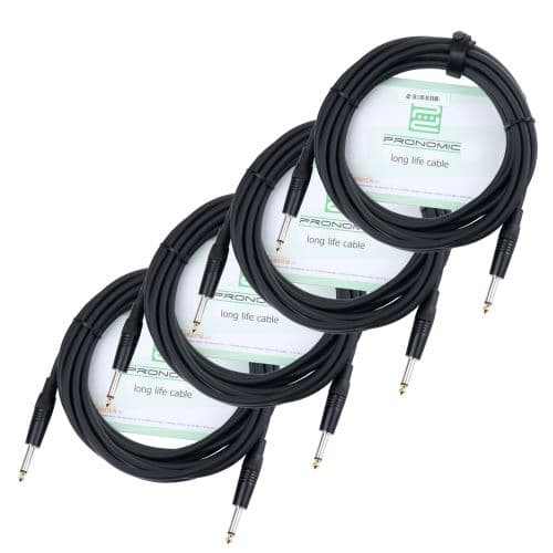 Pronomic Stage BOXJ1-5 Câble Enceintes jack 5m Set de 4