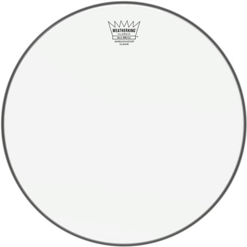 Remo CL-0314-BA frappe Ambassador transparente de 14