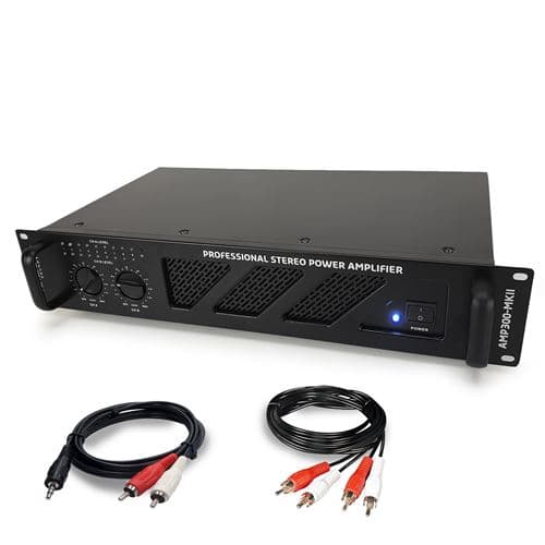 Ibiza Sound AMP300-MKII de sonorisation 2 x 240W + câblages