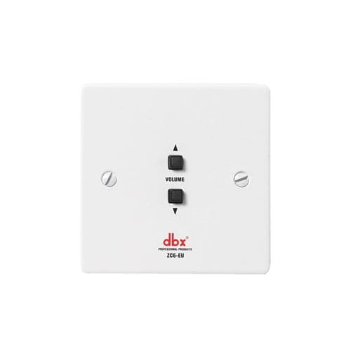 DBX ZC6EU Platine murale contrôle volume up/down pour ZonePRO/DR