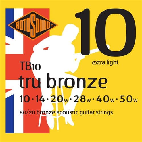 Rotosound Tru TB10 80/20 Bronze 10 14 20 28 40 50
