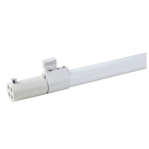 Showtec Pipe & Drape montant télescopique 120-180 cm blanc
