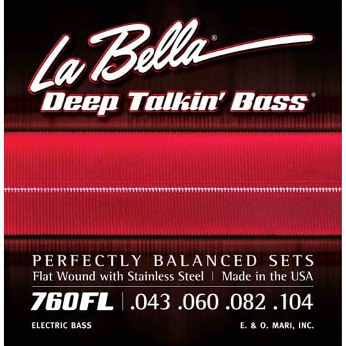 La Bella Labella 760FL Deep Talkin' Bass Flats 43-104