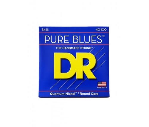 Pure DR PB-40 Blues Quantum Nickel, jeu guitare basse, Light 40-100