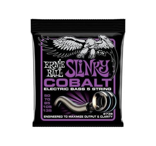 Ernie Ball Slinky Cobalt 5C 50-135 Cordes guitares basses 5