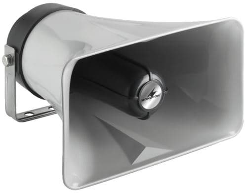 Monacor international Haut-parleur à chambre de compression résistant aux intempéries NR-33KS