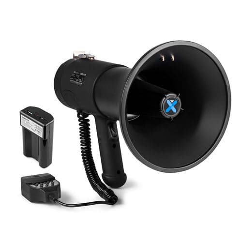 Vonyx MEG075 Pack Mégaphone avec Batterie Rechargeable MRB12
