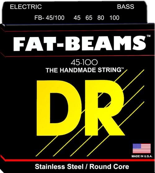 Dr Strings FB-45/100 FAT-beams 45-100 Cordes guitares basses 4
