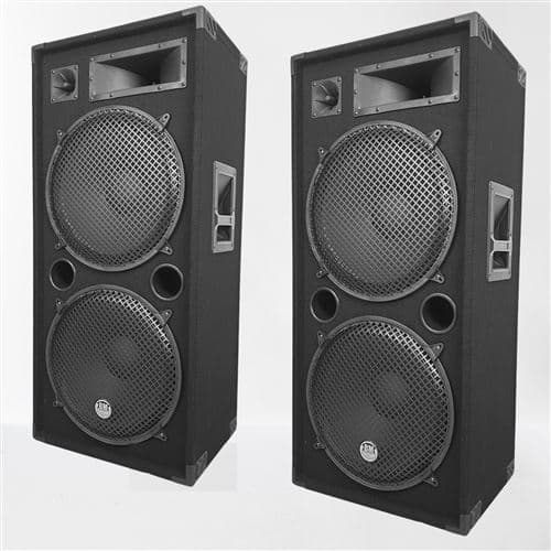 BM Sonic passives sono PA 2x15"/38cm 2x2000W 3 voies bassreflex LSC215
