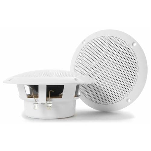 Power Dynamics MS40 haut-parleurs 50W résistants à l eau, puissance 50W, 4 pouces, idéal à intégrer dans les salles de bain