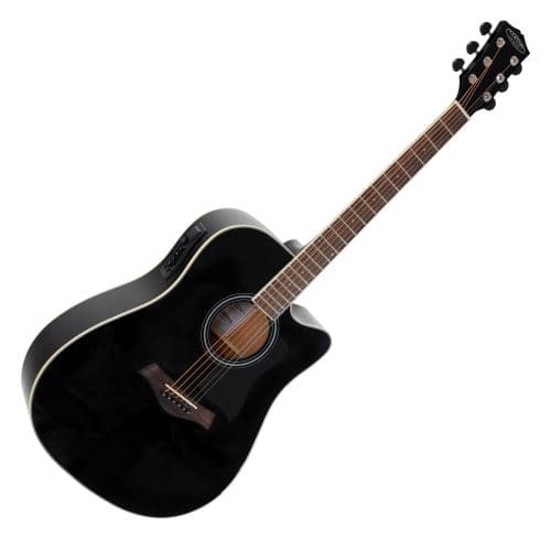 Classic Cantabile WS-20 BK Guitare Folk Noir