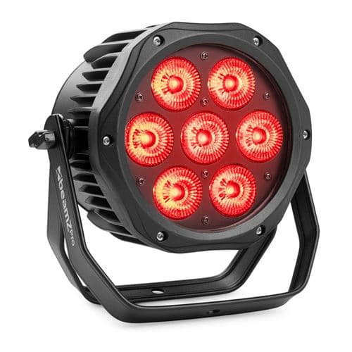 BEAMZ Professional BWA410 Projecteur PAR Éclairage soirée DJ RVBB DMX noir