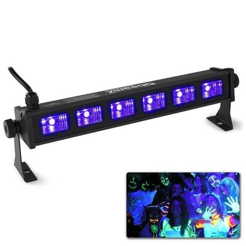 Tronios Beamz BUV63 Barre Éclairage de scène & soirées DJ UV lumière noire noir