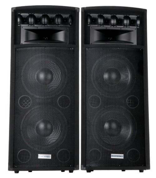 McGrey PowerDJ-212 Système de sonorisation passif, la paire 2 x