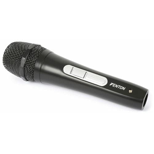 Fenton DM110 dynamique professionnel, cordon de 3 mètres et connecteurs (XLR 6.3)