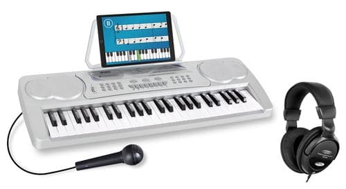 McGrey BK-4910SR clavier débutant pack incl. casque Argent