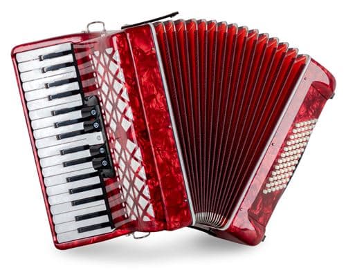 Classic Cantabile Accordéon 72 basses Secondo V rouge