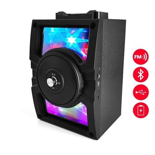 Ledwood mobile karaoké effet Magic Mirror BT/USB/SD/FM LED-5B401BT