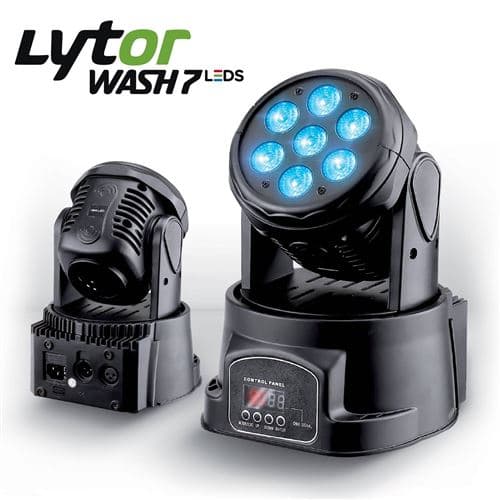 Lytor Lyre WASH7 LEDS DMX RVB 7x4W + BLANC