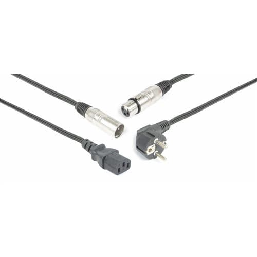Power Dynamics combo de 15m alimentation XLR