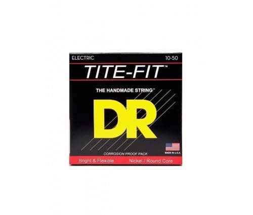 Dr MH-10 Tite-Fit Nickel Plated, jeu guitare électrique, Medium Plus 10-50
