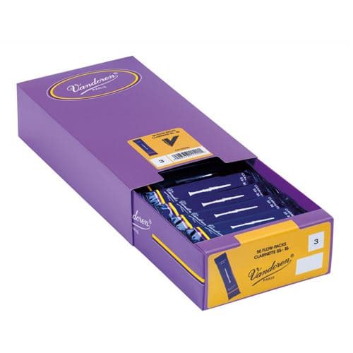 Vandoren Boîte de 50 anches clarinette Sib Force 2.5 CR1025-50