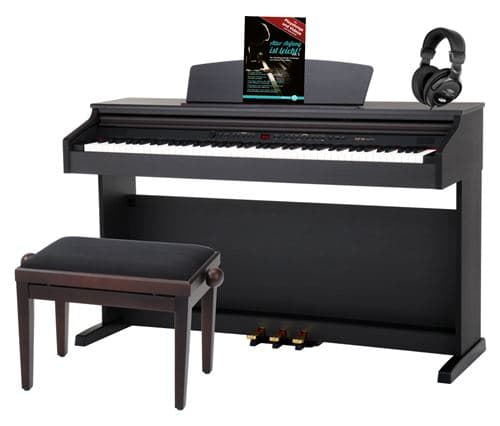 Classic Cantabile DP-50 RH Piano Numérique Bois de Rose Set avec Banc et