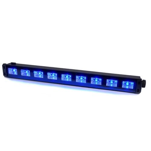 Ibiza Light Jeux de lumière Barre à LED UV 9x3W lumière noire LED-UVBAR LED-UVBAR-SE