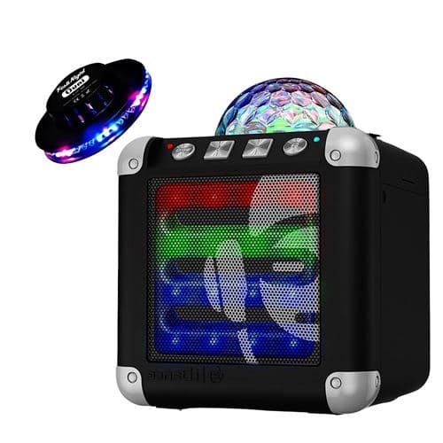 iDance CUBE MINI 3 à LEDs RGB RMS + Effet OVNI UFO