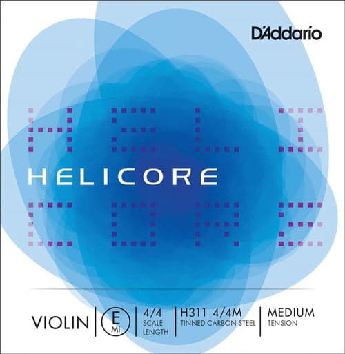 Daddario D Addario And Co 4/4 Helicore Corde Mi Medium/acier Plein Cordes violon