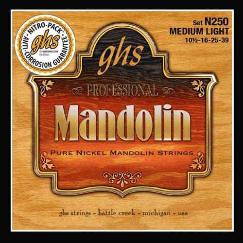 Ghs N250 Pure Nickel Mandoline Medium Light 10.5-39