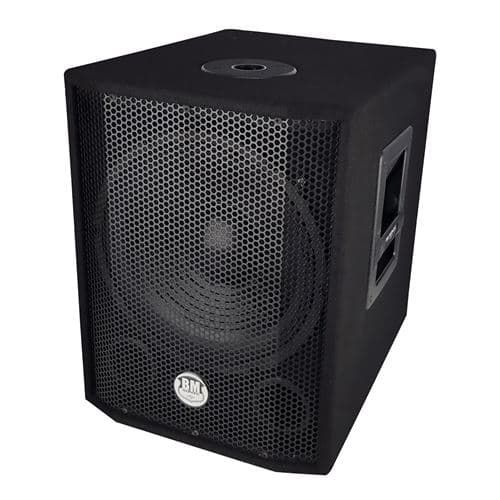 BM Sonic Caisson bi-amplifié 600W 1208-SOLO Fonction USB Bluetooth, Boomer 30cm 12" Réglages séparés graves et aigus