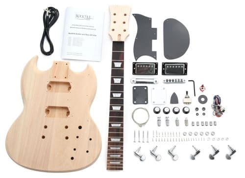 Rocktile construction de guitare électrique style Double Cut