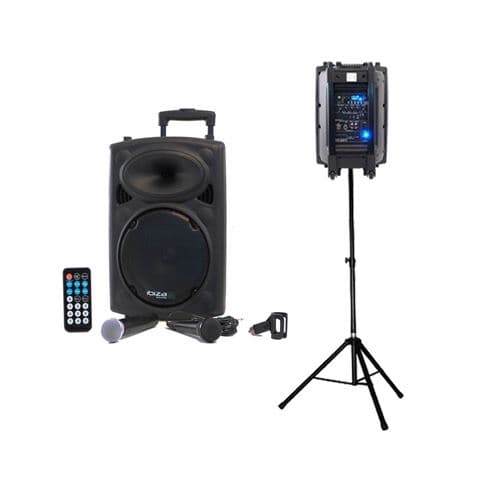 Ibiza Sound PORT10VHF-BT Système karaoké mobile 500W +