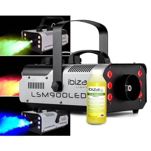 Ibiza Light DMX, 6 LED RVB +1L liquide