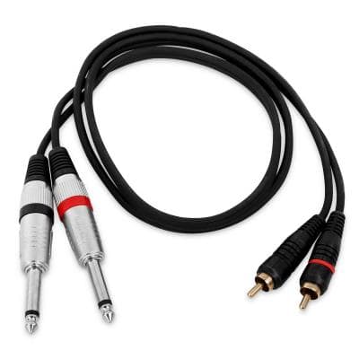 Electronic-Star RCA/jack 6,3mm 1mètre