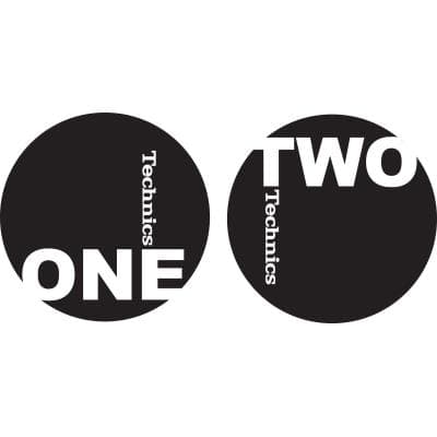 Magma LP Slipmat Technics ONE TWO (MIXED SET) BLACK/WHITE Mobilier