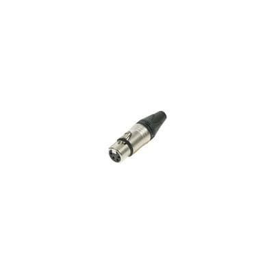 Neutrik Connecteur xlr, 4 points femelle, argente, nickel