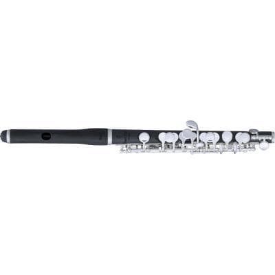 Pearl Musical Instrument Compagny Flûtes traversières Flute PFP165E Quantz Piccolo Tete Moustache Ebene Flutes piccolo Semi-professionne